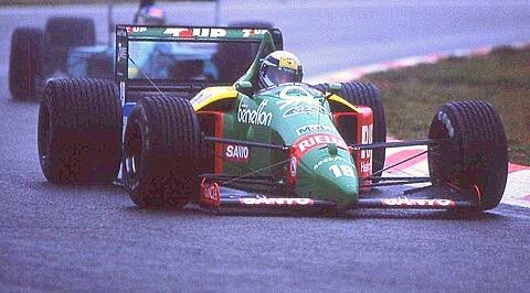 Alessandro Nannini en el Gran Premio de Bélgica de 1989