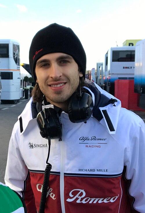 Antonio Giovinazzi en los test de pretemporada de 2019 en Barcelona