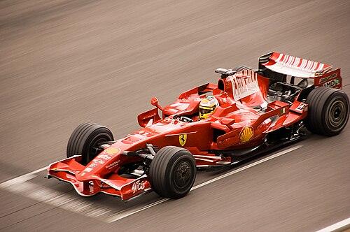 Luca Badoer at a 2008 test
