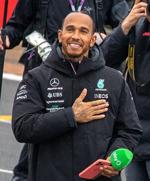 Lewis Hamilton in 2022