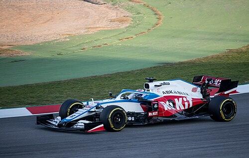 Nicholas Latifi en los test de pretemporada de 2020